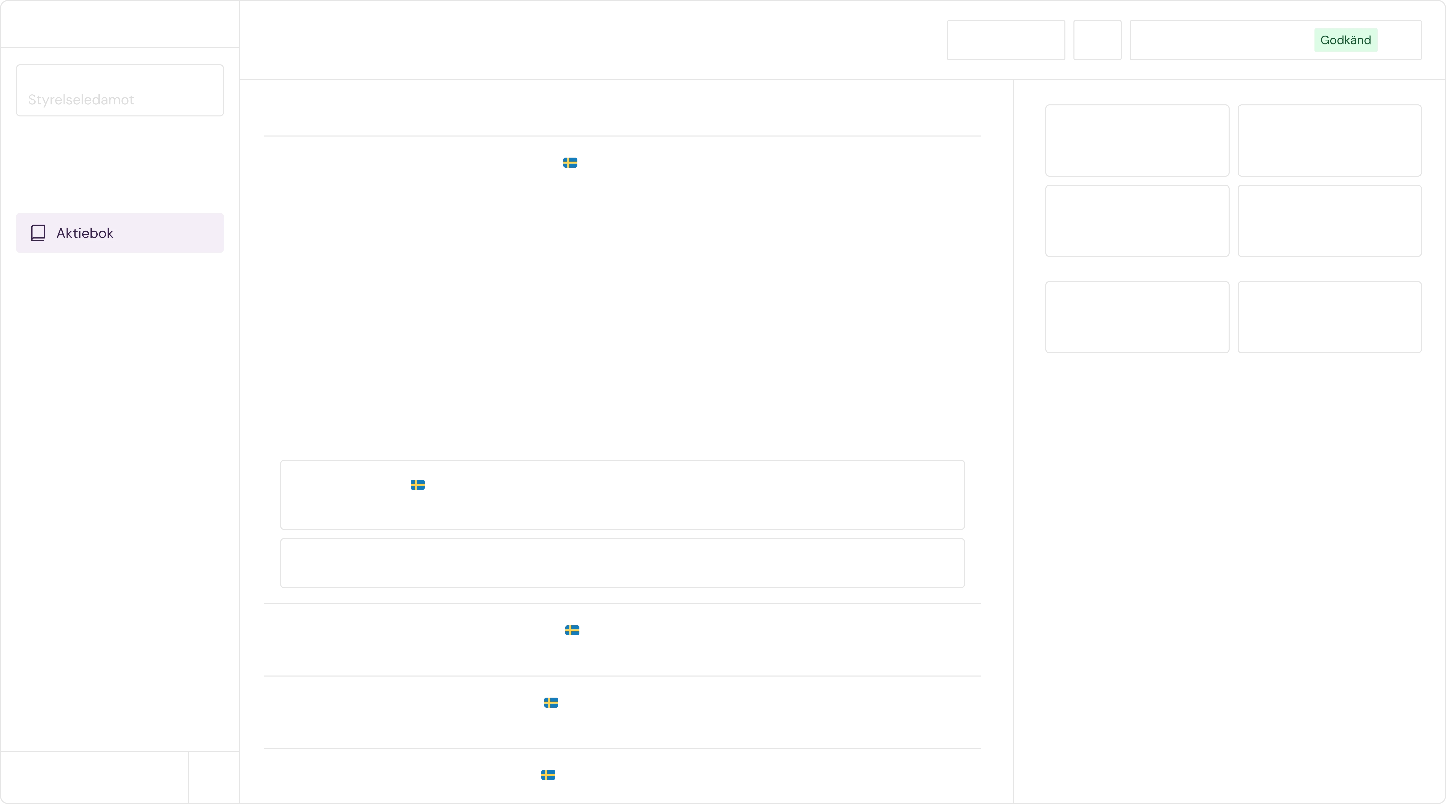 Så en aktiebok borde fungera